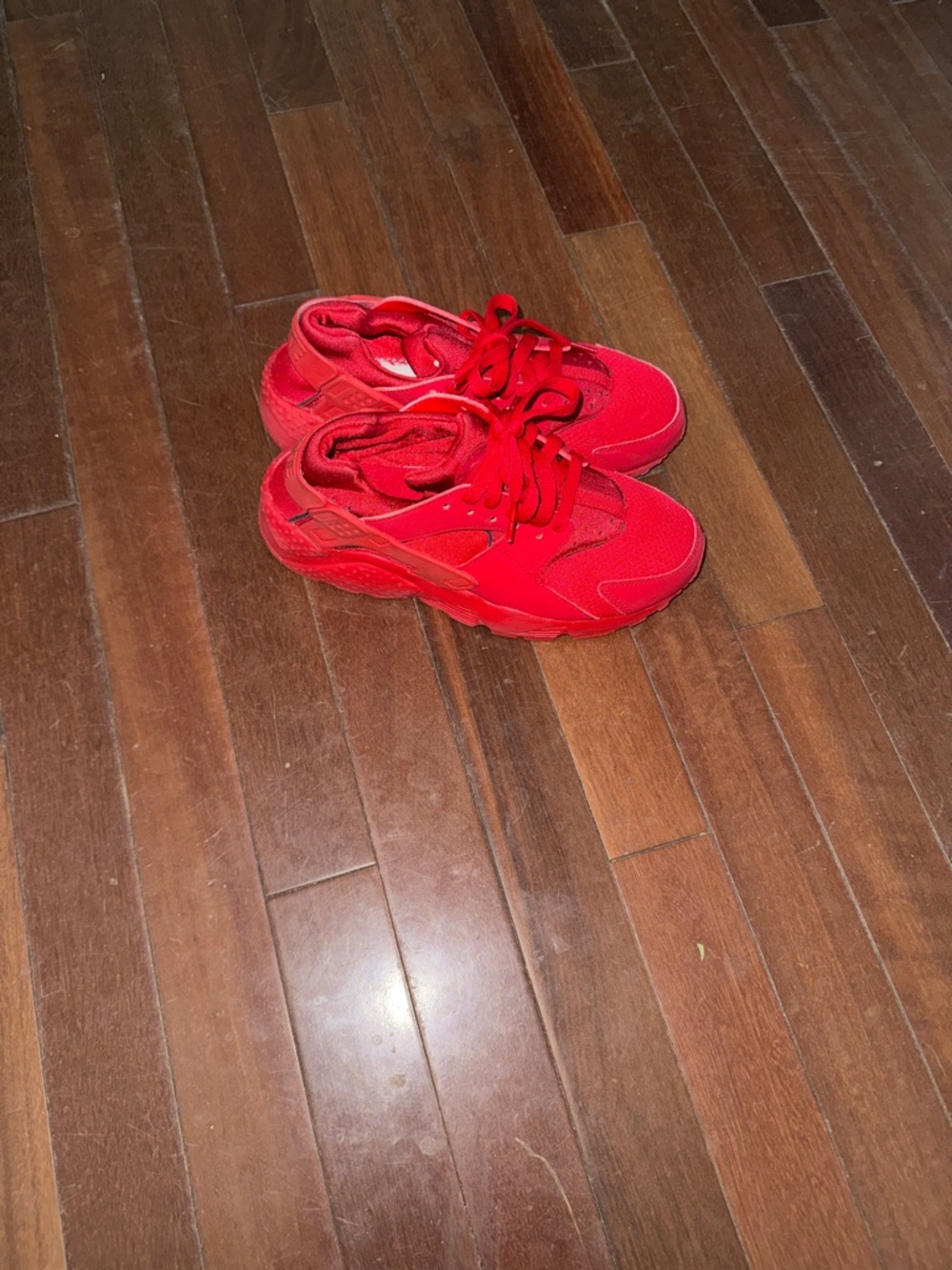 Nike Red Low-Top Athletic Sneakers